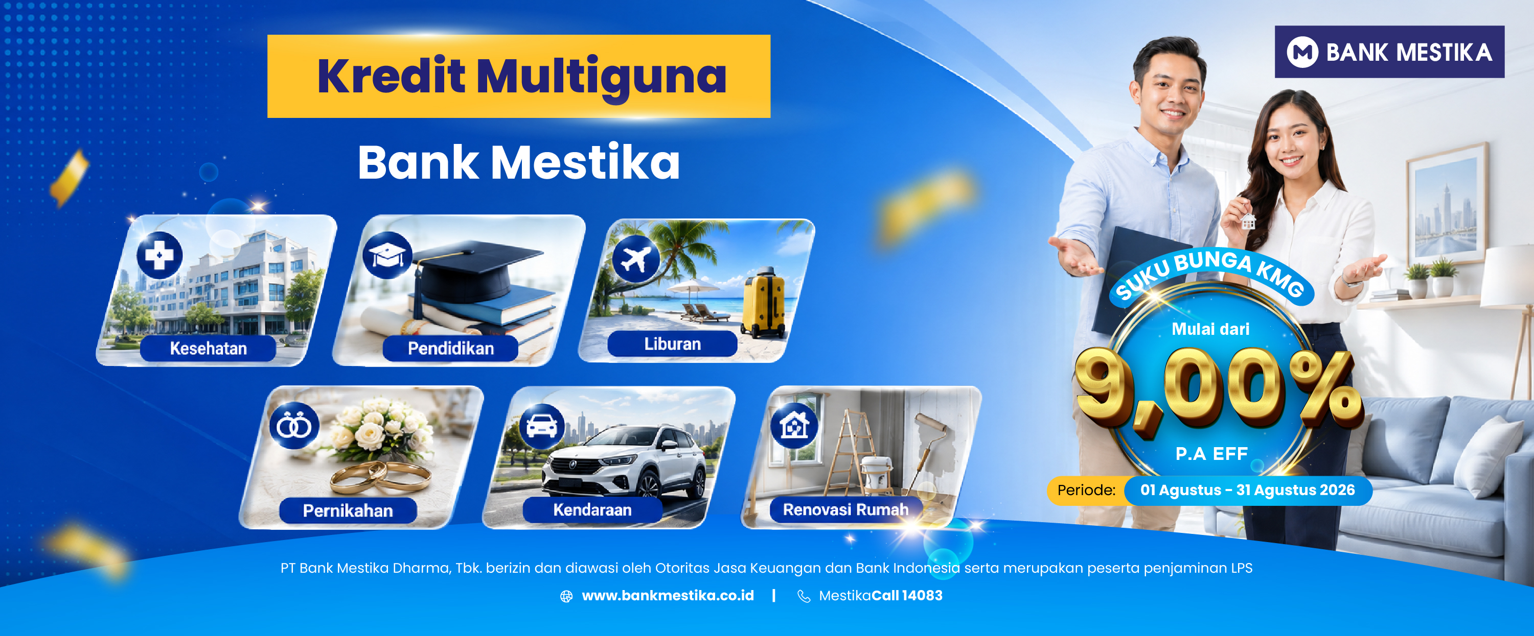 KMG Bank Mestika Website Agustus 2026